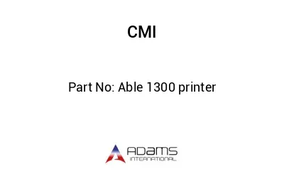 Able 1300 printer