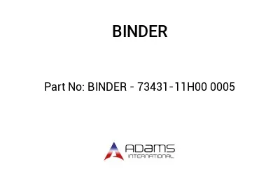 BINDER - 73431-11H00 0005