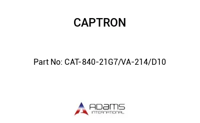 CAT-840-21G7/VA-214/D10