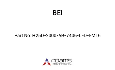H25D-2000-AB-7406-LED-EM16