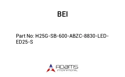 H25G-SB-600-ABZC-8830-LED-ED25-S