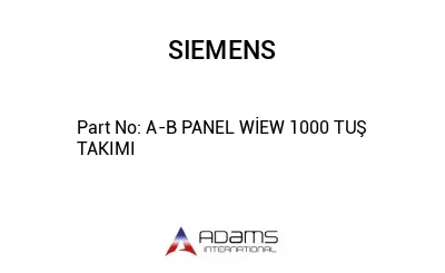 A-B PANEL WİEW 1000 TUŞ TAKIMI