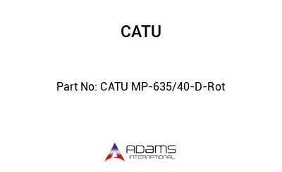 CATU MP-635/40-D-Rot