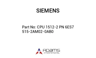 CPU 1512-2 PN 6ES7 515-2AM02-0AB0