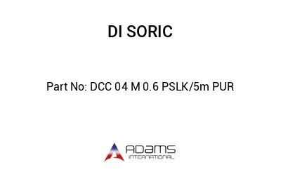 DCC 04 M 0.6 PSLK/5m PUR