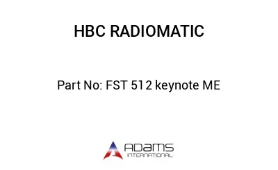 FST 512 keynote ME