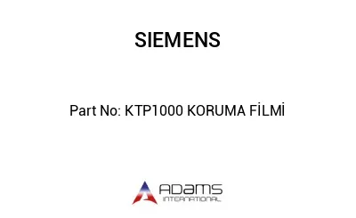 KTP1000 KORUMA FİLMİ