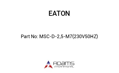 MSC-D-2,5-M7(230V50HZ)
