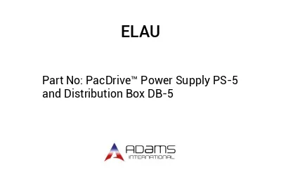 PacDrive™ Power Supply PS-5 and Distribution Box DB-5