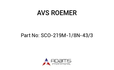 SCO-219M-1/8N-43/3