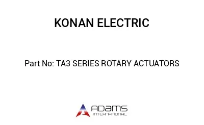 TA3 SERIES ROTARY ACTUATORS