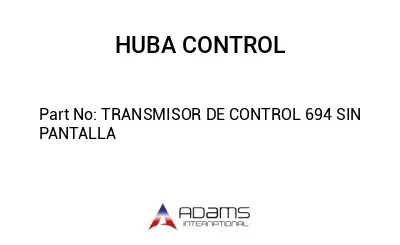 TRANSMISOR DE CONTROL 694 SIN PANTALLA