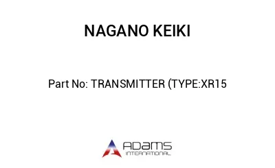 TRANSMITTER (TYPE:XR15